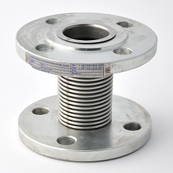 KWS-Industrietechnik Edelstahl Kompensator mit Flansch